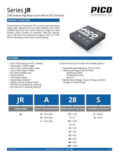 Series JR