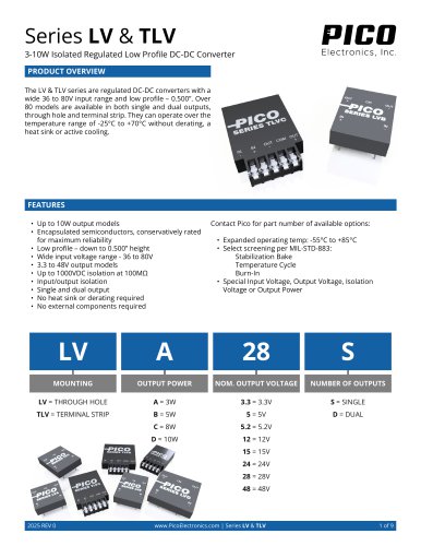 Series LV & TLV