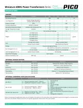Series Miniature 400Hz Power Transformers-4