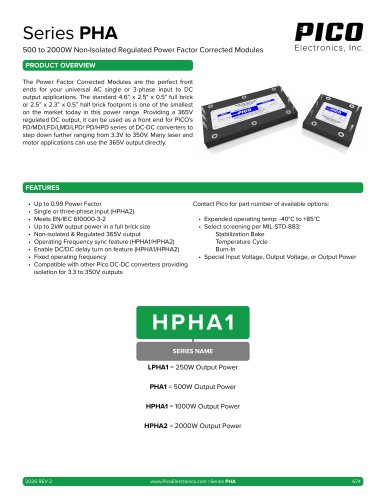 Series PHA