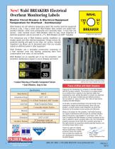 Wahl BREAKERS Electrical Overheat Monitoring Labels-1