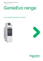 Catalogue GenieEvo Metalclad switchgear up to 13.8 kV - part1/9 - 1