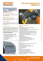 Electrical chain hoist CHAINster-2