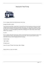 Absorption Heat Pump-1