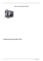 Hot water operated chiller-1