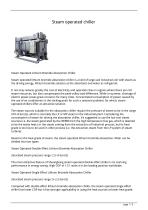 Steam operated chiller-1
