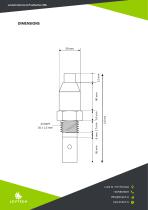 CONDUCTIVITY SENSOR WITH TEMPERATURE MEASUREMENT K0.1 - 2