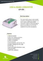 USB to RS485 converter documentation - 1