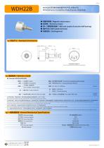 CONTACTLESS POTENTIOMETER WDH22B
