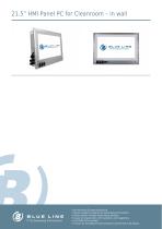 21.5” HMI Panel PC for Cleanroom – in wall-1