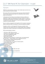 21.5” HMI Panel PC for Cleanroom – in wall-2