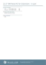 21.5” HMI Panel PC for Cleanroom – in wall-4