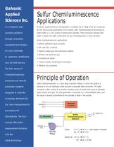 the 842 Sulfur Gas Chromatograph - 2