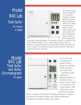 the 842 Sulfur Gas Chromatograph - 5