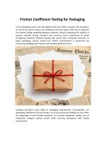 Friction Coefficient Testing for Packaging-1