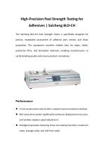 High-Precision Peel Strength Testing for Adhesives-1