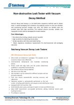 Non-destructive Leak Tester with Vacuum Decay Method-1