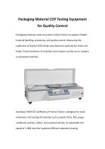 Packaging Material COF Testing Equipment for Quality Control-1