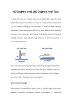 Saicheng 90 Degree and 180 Degree Peel Test-1