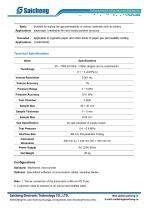 Saicheng Air Permeability Tester PB-03-2