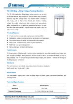 Saicheng Bag Lifiting Fatigue Testing Machine TD-1000-1