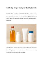 Saicheng-Bottle Cap Torque Testing for Quality Control-1