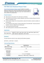 Saicheng Carton Resistance Pressure Tester XYD-1000-1