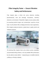 Saicheng Filter Integrity Tester — Ensure Filtration Safety and Performance-1