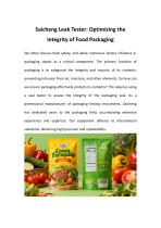 Saicheng Leak Tester: Optimizing the Integrity of Food Packaging-1