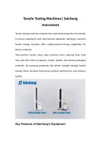 Saicheng Tensile Testing Machines-1