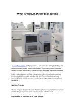 What is Vacuum Decay Leak Testing-1