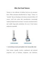 Why Test Food Texture-1