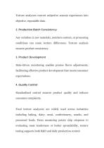 Why Test Food Texture-2