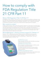 FDA Regulation Title 21 CFR Part 11 - 2