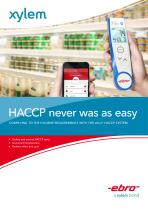 HACCP never was as easy - 1