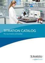 The new titrators and burettes - 1