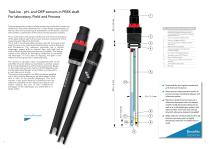 TopLine THE LOW-MAINTENANCE SENSOR SERIES IN PEEK SHAFT - FOR pH AND ORP - 2