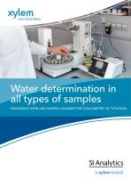 Water determination in all types of samples - 1