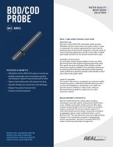 Real-Time BOD/COD Probe Specification Sheet - Real Tech - 1