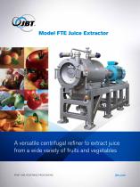 Model FTE Juice Extractor - 1