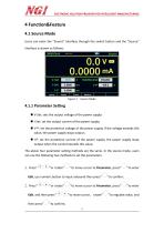 N3200 High Voltage DC Power Supply User Manual-12