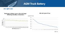 Camel Flooded Truck Battery 6-QWD series - 14