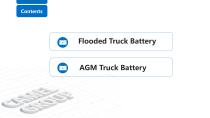 Camel Flooded Truck Battery 6-QWD series - 2