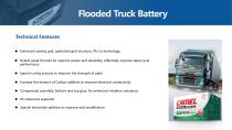 Camel Flooded Truck Battery 6-QWD series - 5