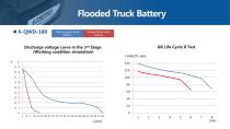 Camel Flooded Truck Battery 6-QWD series - 6