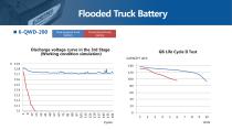 Camel Flooded Truck Battery 6-QWD series - 7