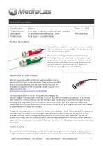 Line laser modules, cross hair laser modules - 1