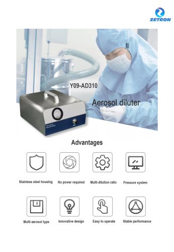 Zetron Y09-AD310 Aerosol Diluter Brochure