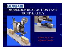 2138 Dual Action Tamp (DAT) Printer Applicator - 1