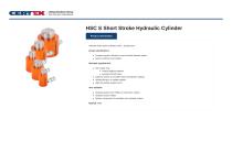 HSC S Short Stroke Hydraulic Cylinder-1